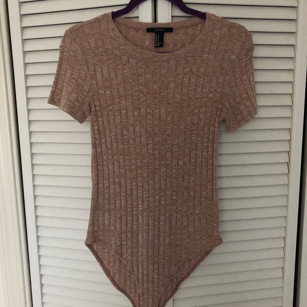 Pink body suit
